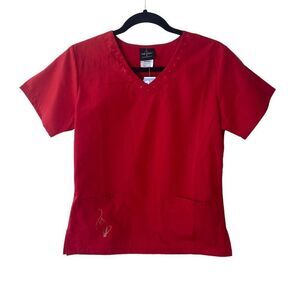 Baby Phat Medical Nurse Uniform Shirt Sz S